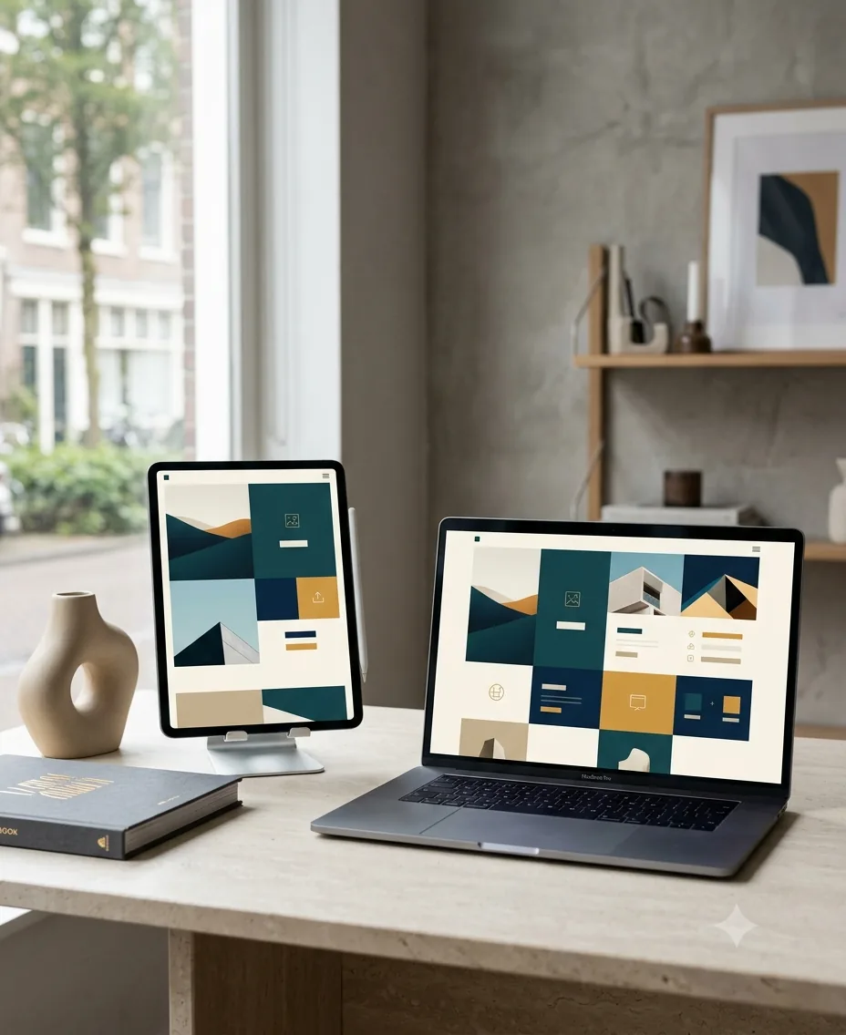 Website design and interface project by Grafiquix